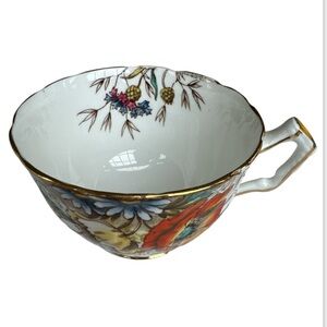 Vintage Aynsley poppy teacup Bone China Made in England